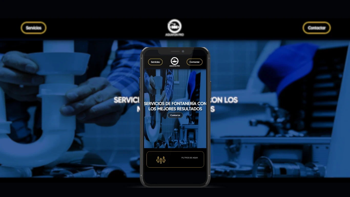 AquafonPRO — diseño web fontanería Barcelona